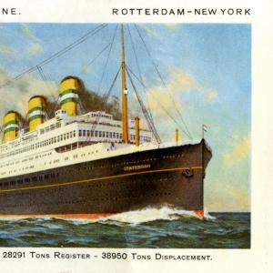 Schiffspostkarte, T.S.S. STATENDAM